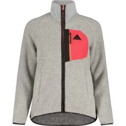 Maloja BirkenpilzM. Mountain Fleece Damenjacke - Grey Melange 0114