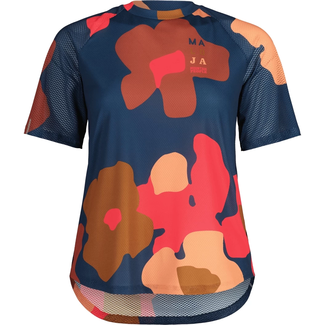 Maloja BüschelschönM. Trail Running Damen T-Shirt - Midnight Primrose 8745 1 Maloja BüschelschönM. Trail Running Damen T-Shirt - Midnight Primrose 8745