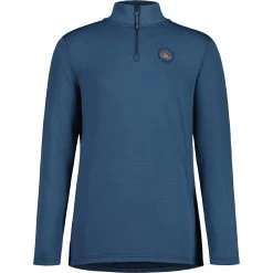Maloja CesarM. Mountain Fleece Langarmshirt - Midnight 8581