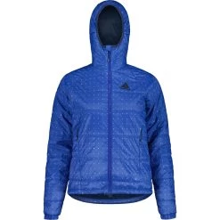 Maloja ChrysanthenumM. Adventure Wattierte Damenjacke - Bright Cobalt Dotgrid 8779