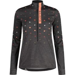 Maloja CopperbeechM. Adventure Midlayer Damen Langarmshirt - Moonless 0817 34125