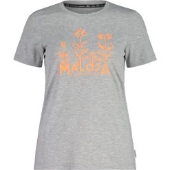 Maloja CuragliaM. Multi 1/2 Damen T-Shirt - Grey Melange 7096