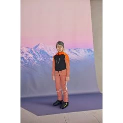 Maloja MonticellaG. Nordic Hybrid Kinder Softshell Jacke - Rosewood 8583 -Maloja maloja frostspanneru 1305089 1