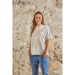 Maloja IseranM. Organic Cotton Damen T-Shirt - Glacier Milk 8585 -Maloja maloja iseranm 1415093