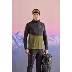 Maloja KalternM. Mountain Midlayer Hybrid Langarmshirt - Midnight 8581 -Maloja maloja kalternm mountain midlayer hybrid shirt moss multi 0562 1 1299183 3