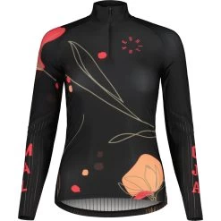 Maloja LohblüteM. Nordic Race Aero Damen Langarmshirt - Moonless Alpflower 8749