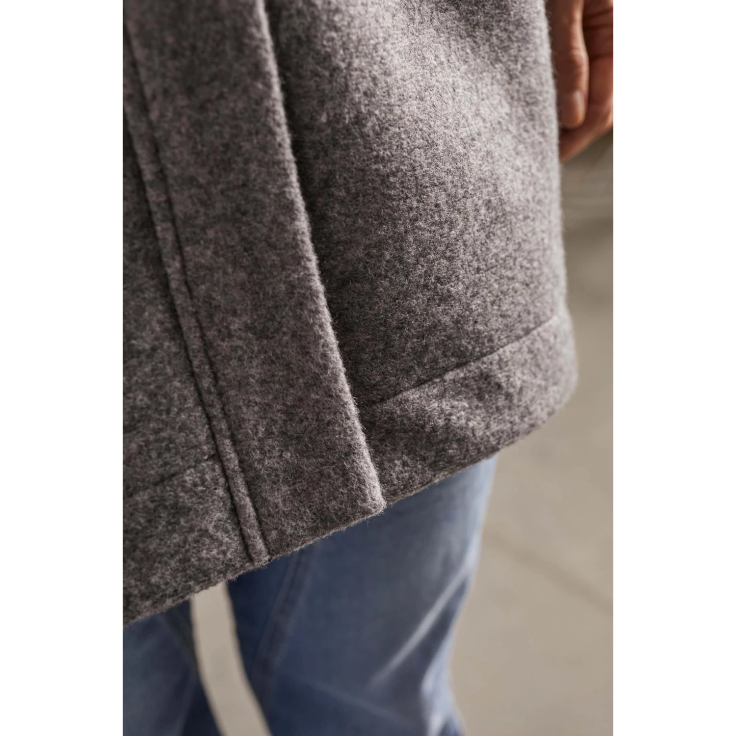 Maloja LupiciaM. Alpine Damen Wollmantel - Grey Melange 0114 4 Maloja LupiciaM. Alpine Damen Wollmantel - Grey Melange 0114 – Bild 4