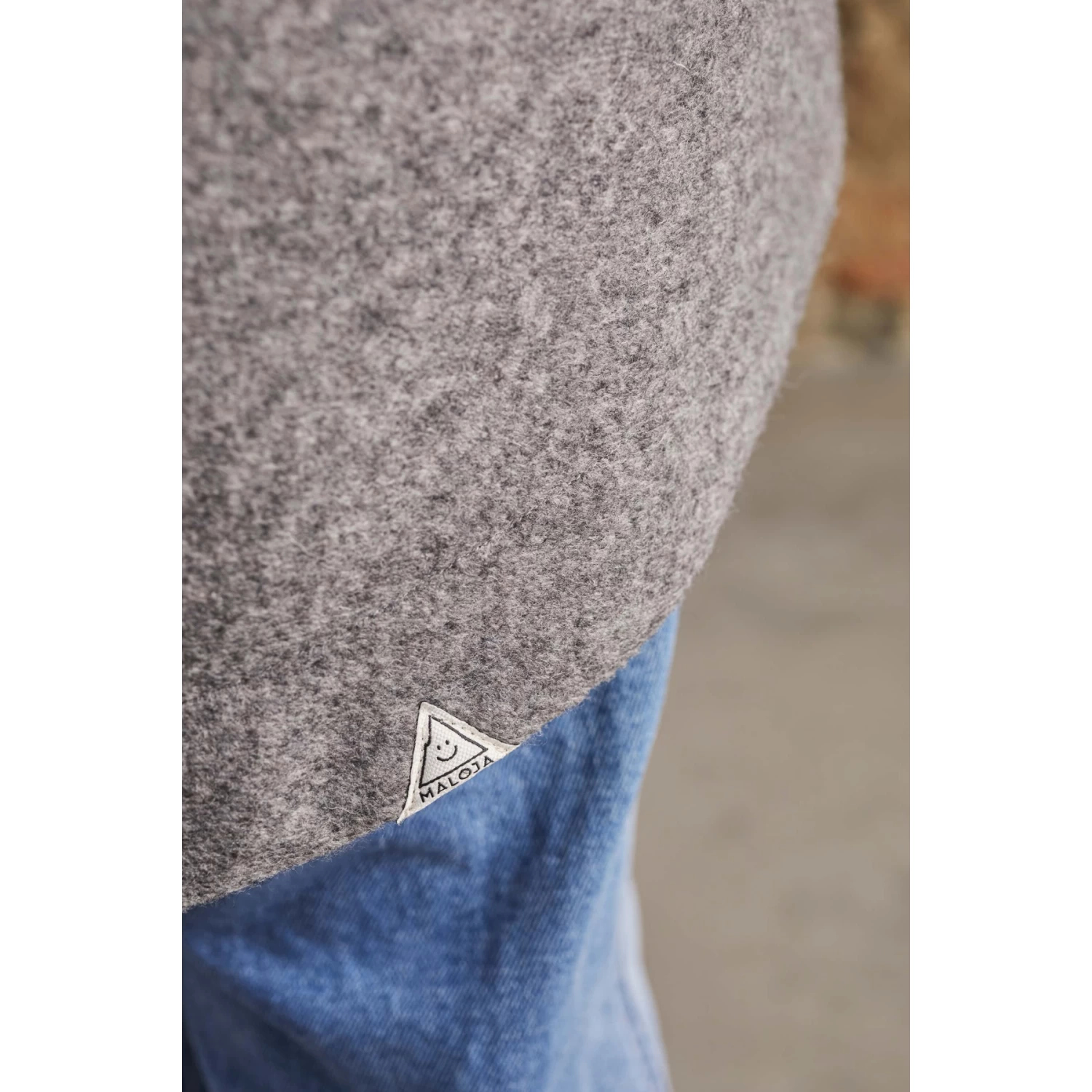 Maloja LupiciaM. Alpine Damen Wollmantel - Grey Melange 0114 5 Maloja LupiciaM. Alpine Damen Wollmantel - Grey Melange 0114 – Bild 5