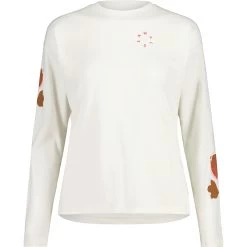 Maloja MizniM. Traceable BioRe Damen Langarmshirt - Glacier Milk 8585