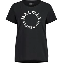 Maloja NavisM. Traceable BioRe Damen T-Shirt - Moonless 0817