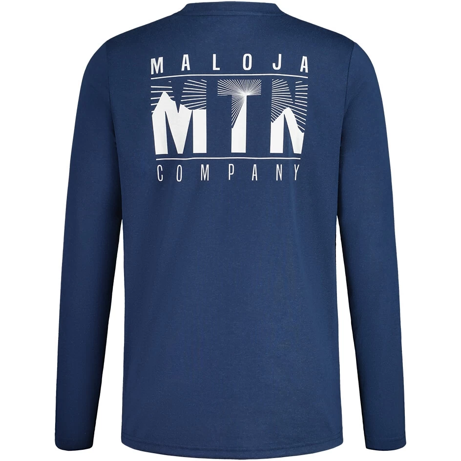 Maloja PlimaM. Mountain Langarmshirt - Midnight 8581 2 Maloja PlimaM. Mountain Langarmshirt - Midnight 8581 – Bild 2