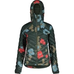 Maloja RehM. Light Mountaineering ReDown Damenjacke - Deep Forest Primrose 8795