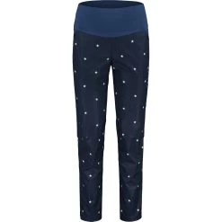Maloja RobinieM. Printed Nordic Hybrid Damen Softshellhose - Midnight Stars 8810