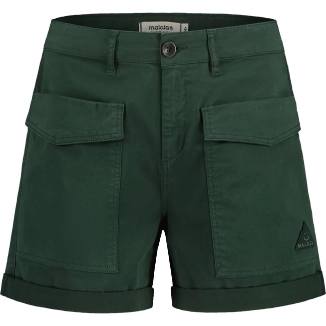 Maloja SasdesiraM. Damen Garment Dye Shorts - Fir 8673 1 Maloja SasdesiraM. Damen Garment Dye Shorts - Fir 8673