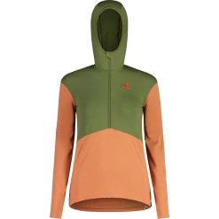 Maloja SchioM. Mountain Midlayer Hybrid Damen Langarmshirt - Moss 0560