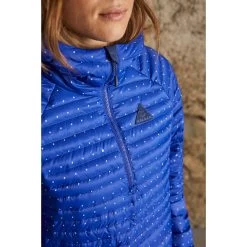 Maloja SeekareckM. Light Adventure ReDown Damen Kapuzen Anorak - Bright Cobalt Dotgrid 8779 -Maloja maloja seekareckm 1531149