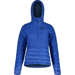 Maloja SeekareckM. Light Adventure ReDown Damen Kapuzen Anorak - Bright Cobalt Dotgrid 8779