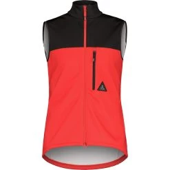 Maloja TozzagoM. Thermo Windblock Radweste - Fire Red Multi 8800
