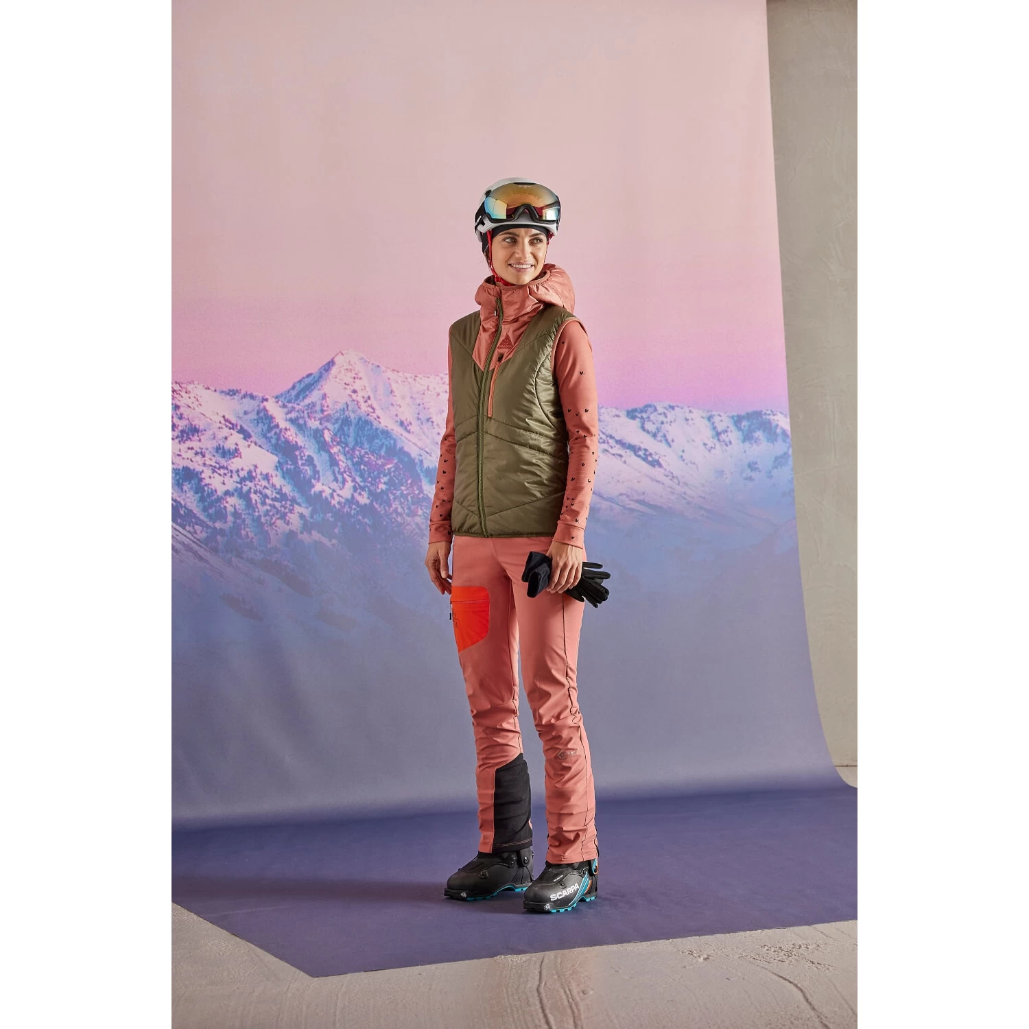 Maloja RomballoM. Ski Touring Hybrid Damenhose - Moonless 0817 3 Maloja RomballoM. Ski Touring Hybrid Damenhose - Moonless 0817 – Bild 3