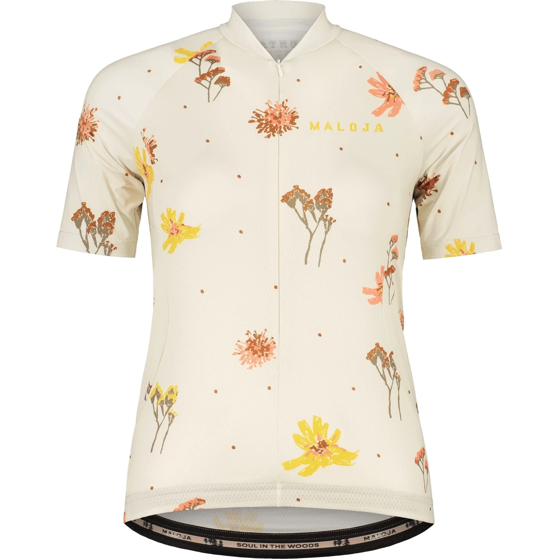 Maloja VanilM. AOP 1/2 Cycle Damentrikot - Glacier Milk 8585 1 Maloja VanilM. AOP 1/2 Cycle Damentrikot - Glacier Milk 8585