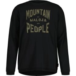 Maloja VazzolerM. Organic Cotton Langarmshirt - Moonless 0817